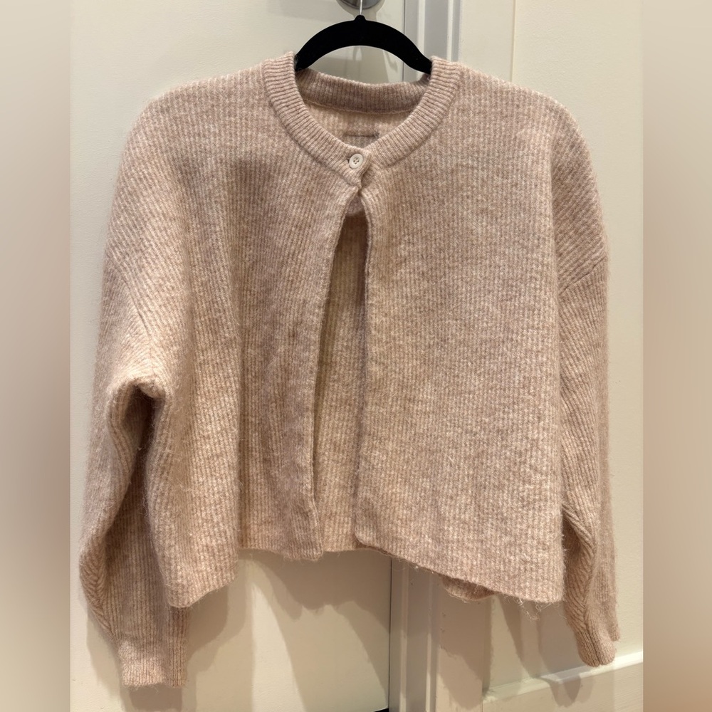 Daily Drills Single Button Long Sleeve Cardigan